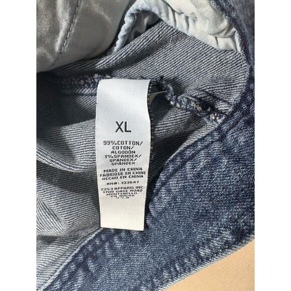 RE Generation by Celebrity Pink Jacket Womens Size XL Denim Jean Embellished New - Picture 11 of 15